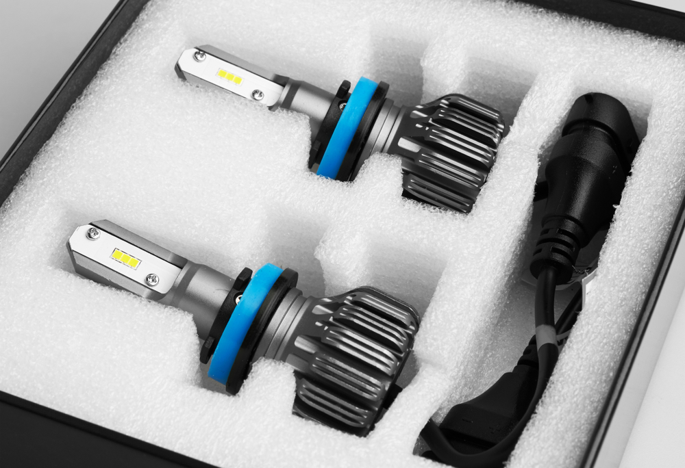 Packaged LED headlight bulbs for car
